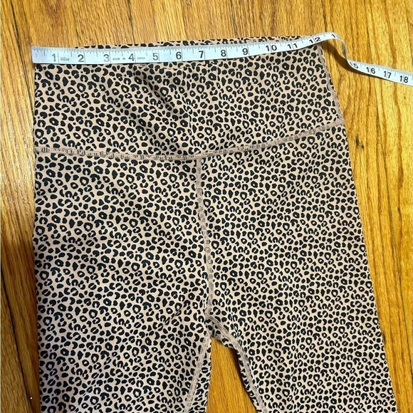 Anthropologie All Fenix Cheetah High Waisted Leggings 7/8 Length Size M Leopard - Picture 4 of 8